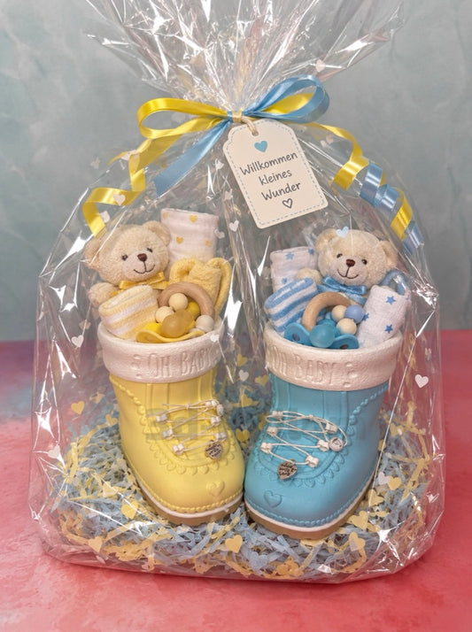 Geschenkschuh zur Geburt – 3d gedruckter Babyschuh zum Befüllen | Babygeschenk zur Geburt, Taufe & Babyparty
