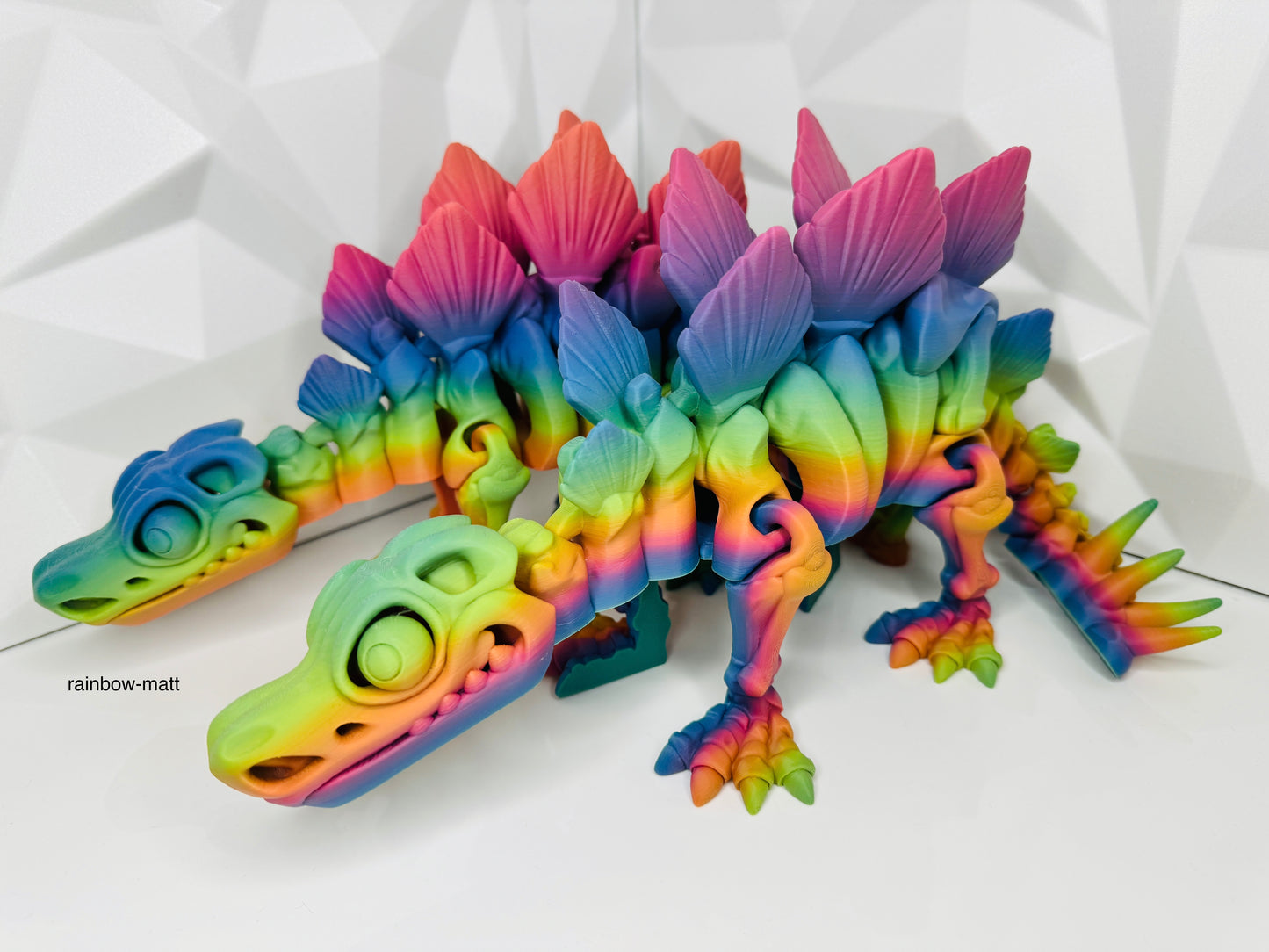 Stegosaurus Dinosaurier Dino Stego - 3d-Druck Dekoration