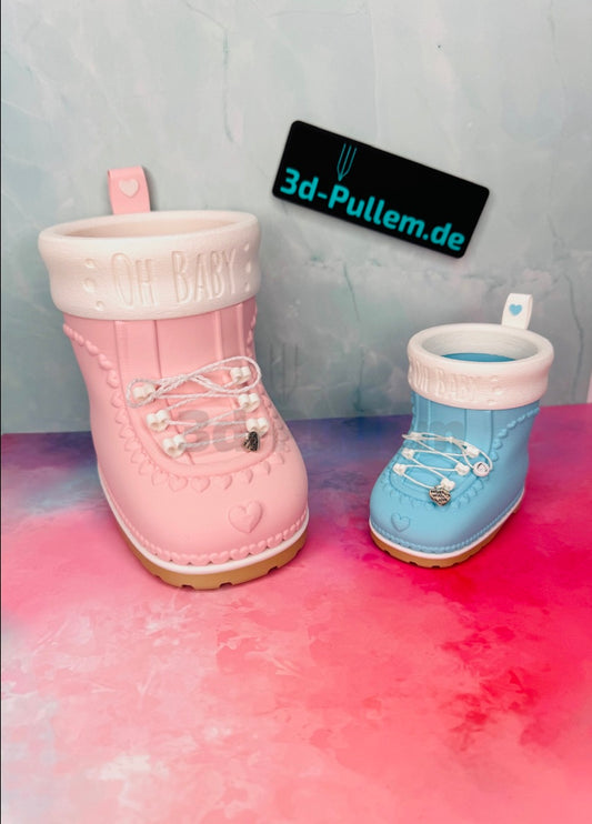 Geschenkschuh zur Geburt – 3d gedruckter Babyschuh zum Befüllen | Babygeschenk zur Geburt, Taufe & Babyparty