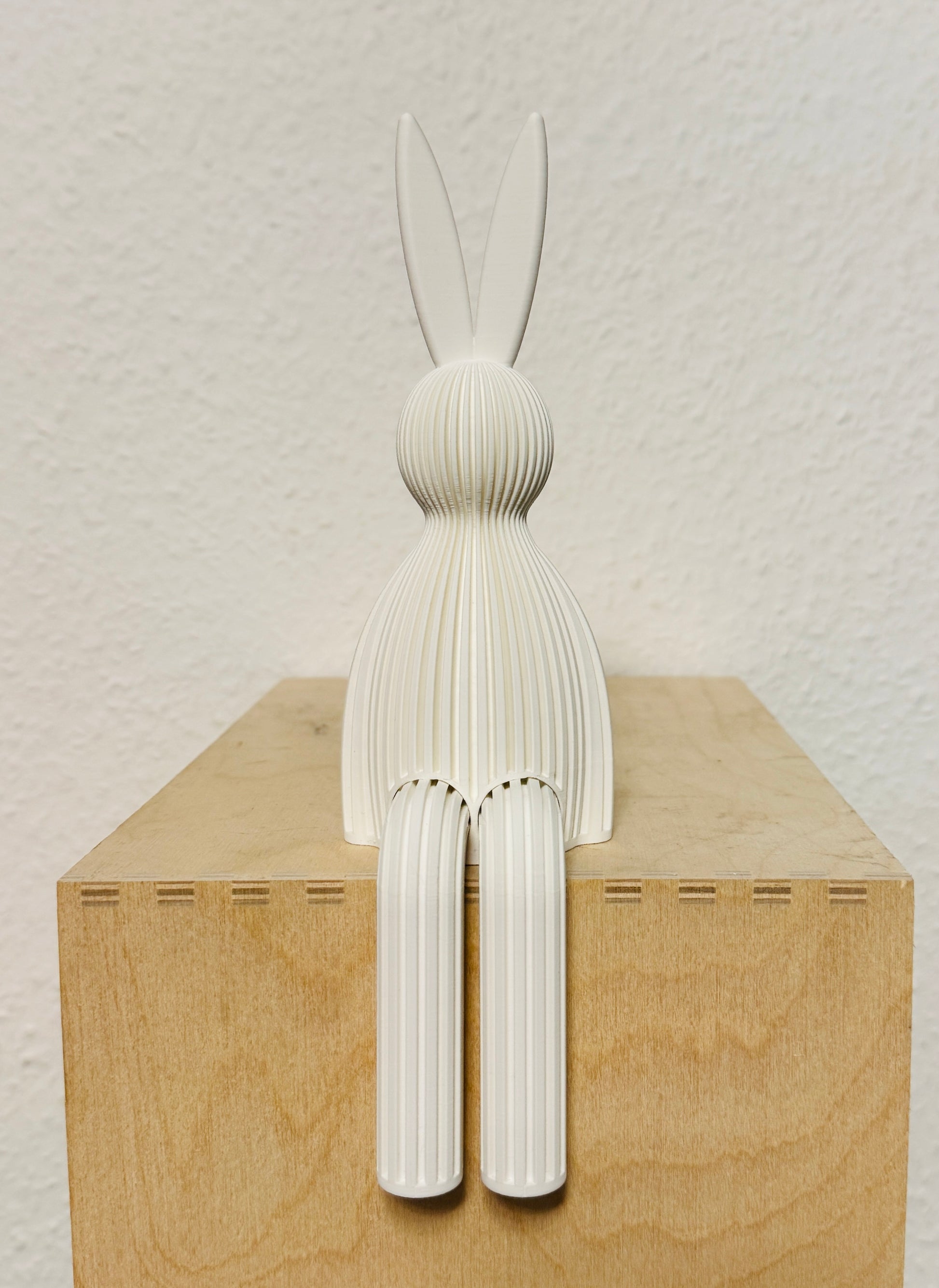 Bunny shelf sitzend weiß