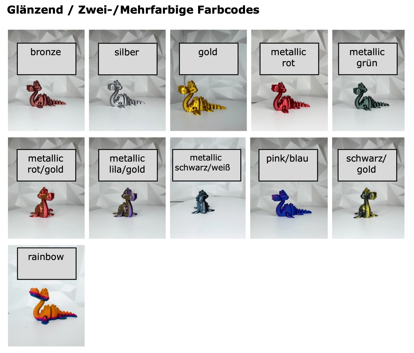 Farbcodes Mehrfarbig