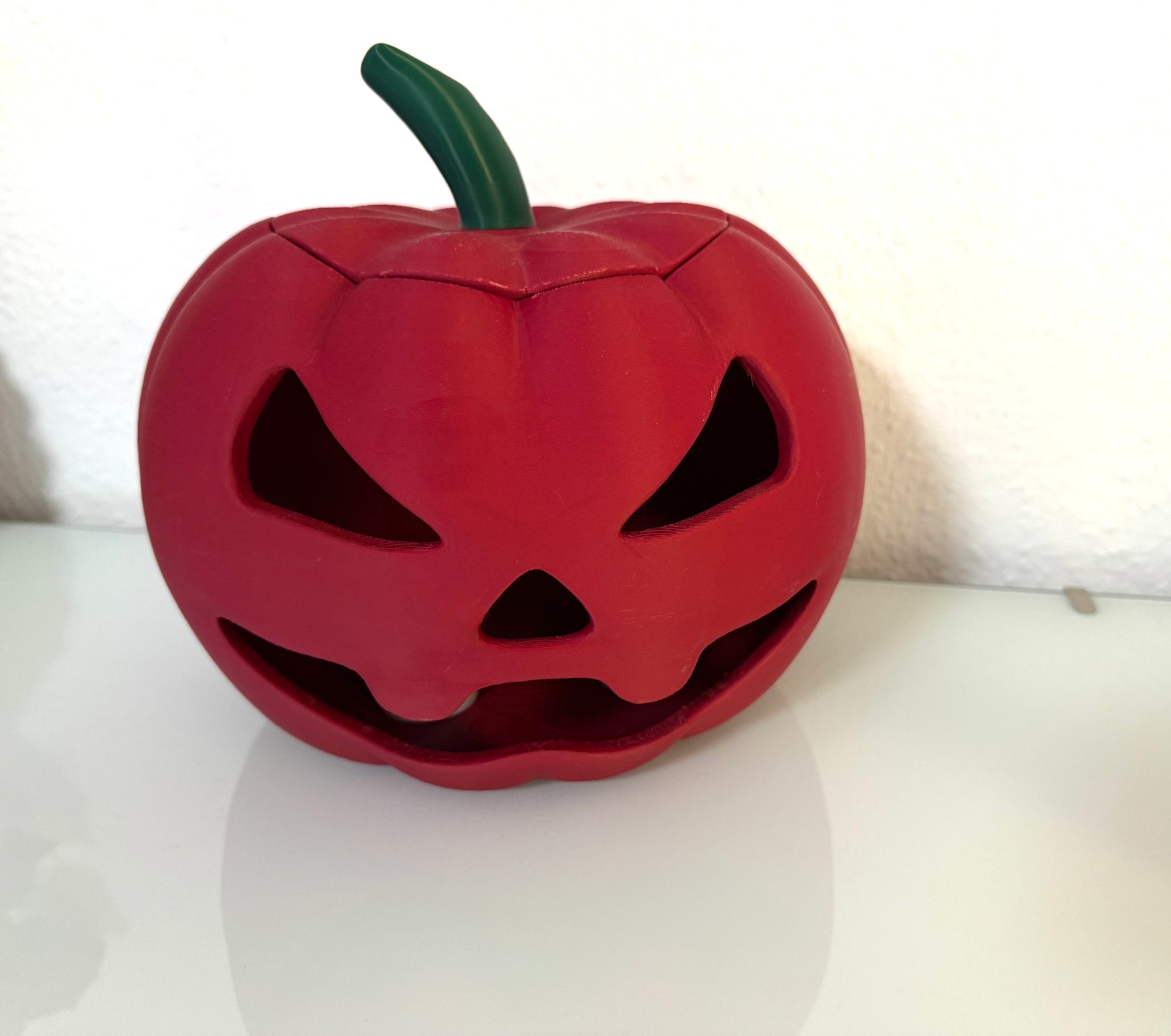 Halloween Kürbis L, dunkelrot