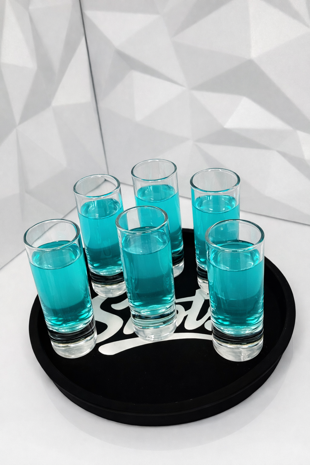 Shot Teller für Schnapsgläser – 3d-gedrucktes Serviertablett – Party Zubehör – Schnaps Tablett – Shots Servieren - Geschenkidee