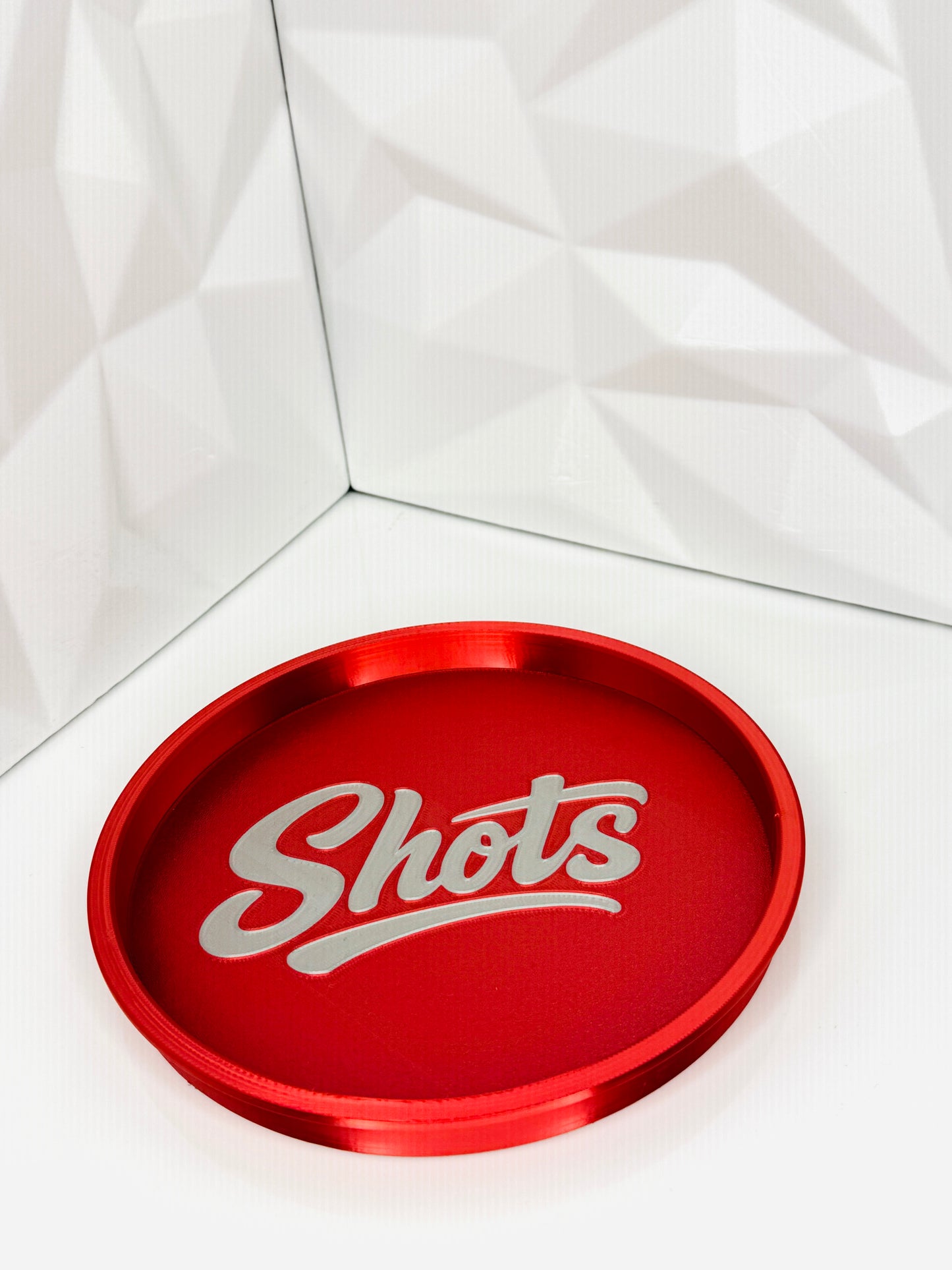 Shot Teller für Schnapsgläser – 3d-gedrucktes Serviertablett – Party Zubehör – Schnaps Tablett – Shots Servieren - Geschenkidee