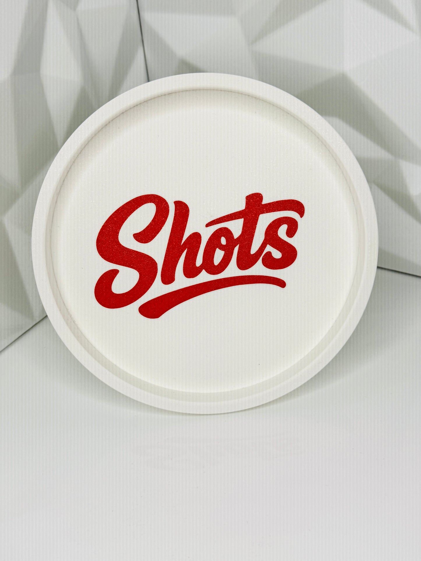 Shot Teller für Schnapsgläser – 3d-gedrucktes Serviertablett – Party Zubehör – Schnaps Tablett – Shots Servieren - Geschenkidee