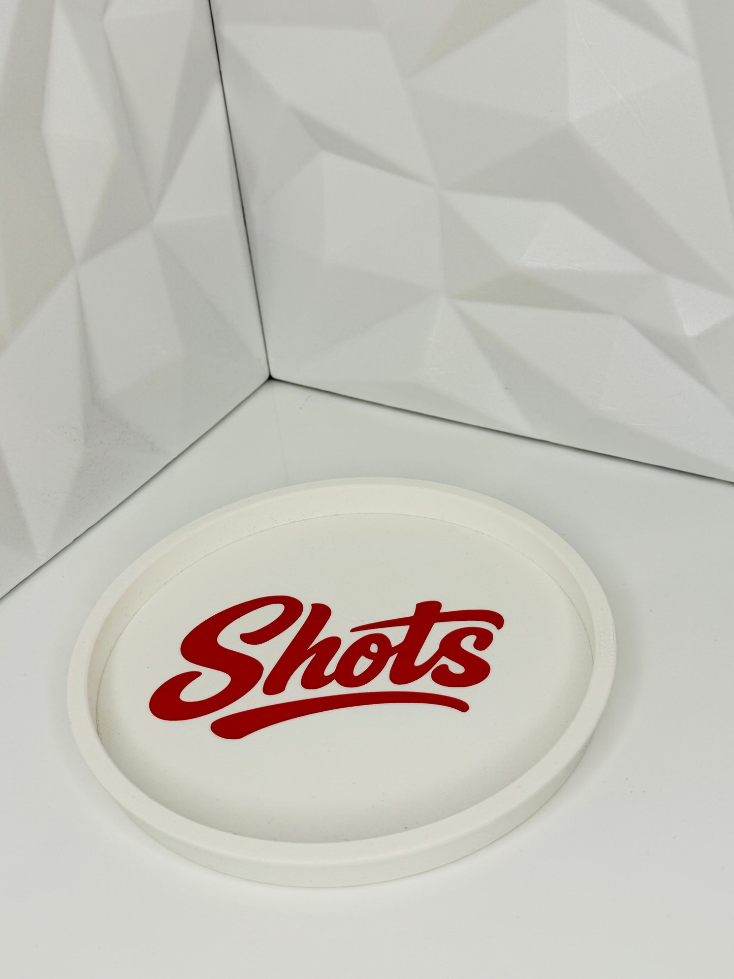 Shot Teller für Schnapsgläser – 3d-gedrucktes Serviertablett – Party Zubehör – Schnaps Tablett – Shots Servieren - Geschenkidee