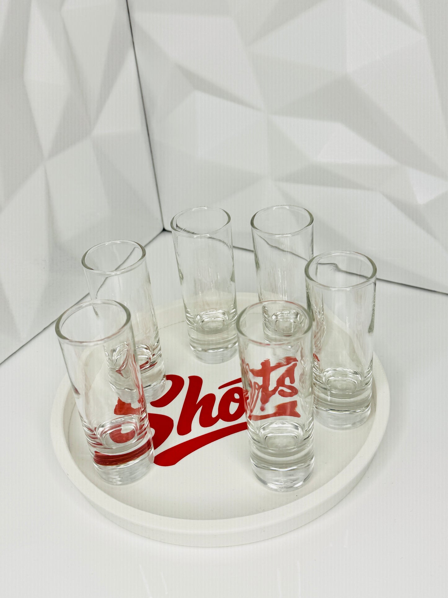 Shot Teller für Schnapsgläser – 3d-gedrucktes Serviertablett – Party Zubehör – Schnaps Tablett – Shots Servieren - Geschenkidee