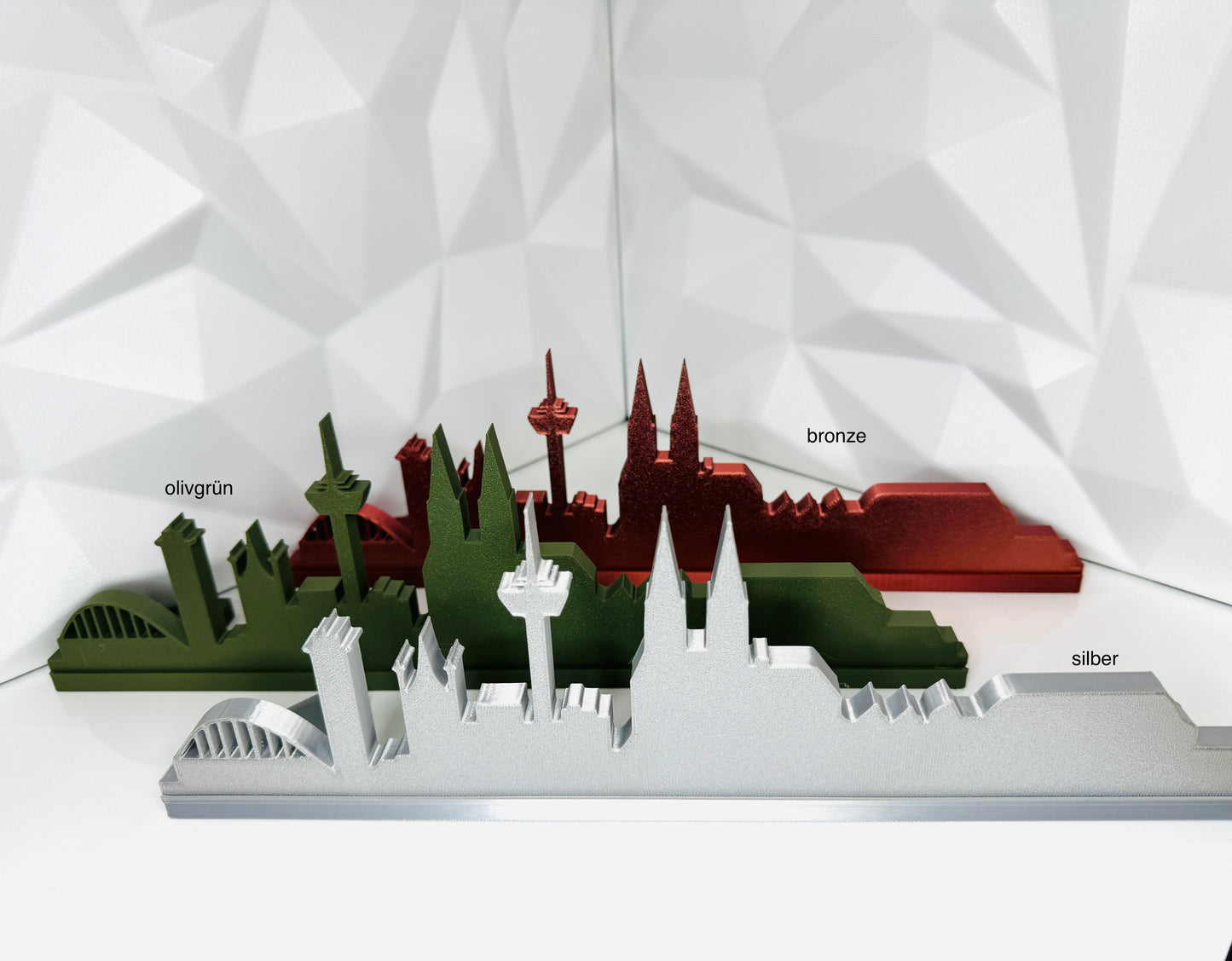 Skylines mehrere Farben