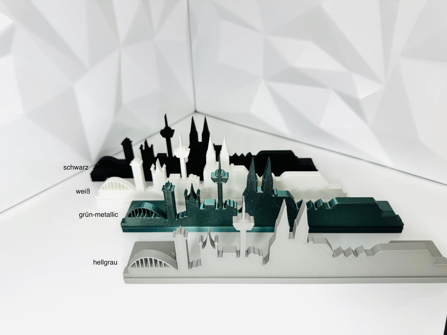 Skylines verschiedene Farben