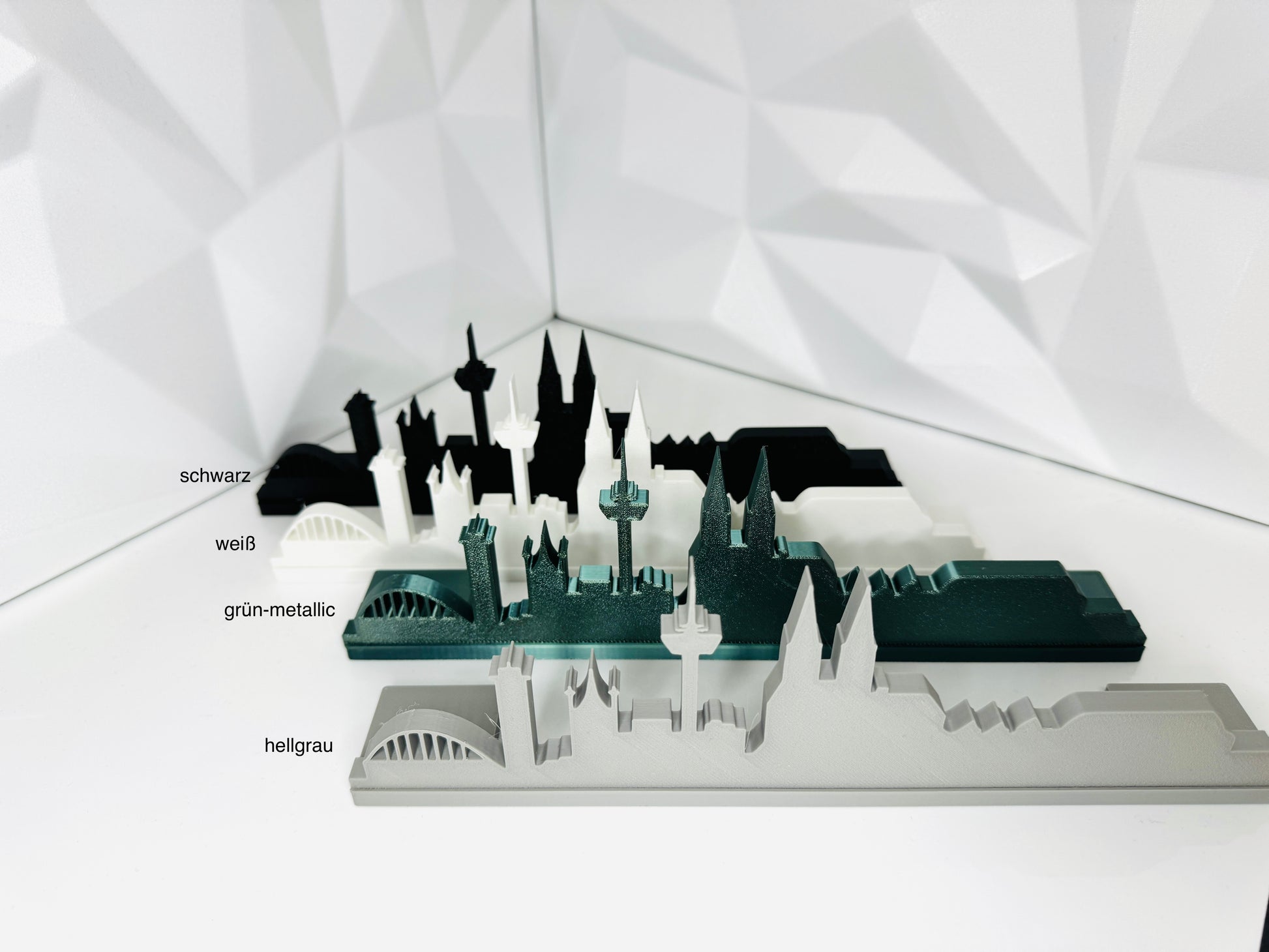 Skylines verschiedene Farben